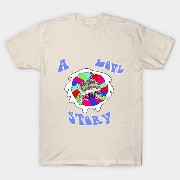 a love story T-Shirt by fujiart